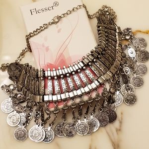 Boho statement necklace